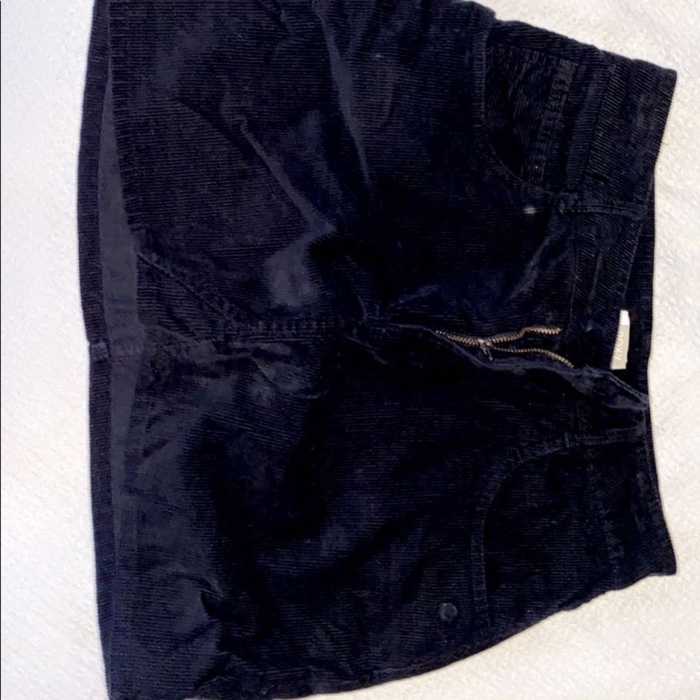 ROXY black corduroy skirt